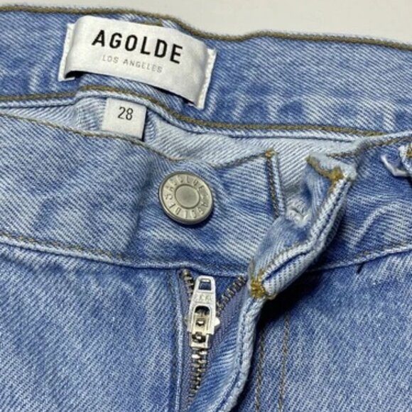 NEW AGOLDE  Los Angeles Womens Switch Blue Size 28 Revolve Loose Skinny Jeans - Picture 7 of 8